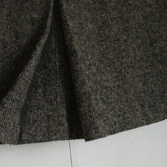 Vintage RW&CO. Preppy Wool Pleated Mini Skirt - Picture 5 of 13